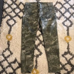 BDG moto camouflage pants